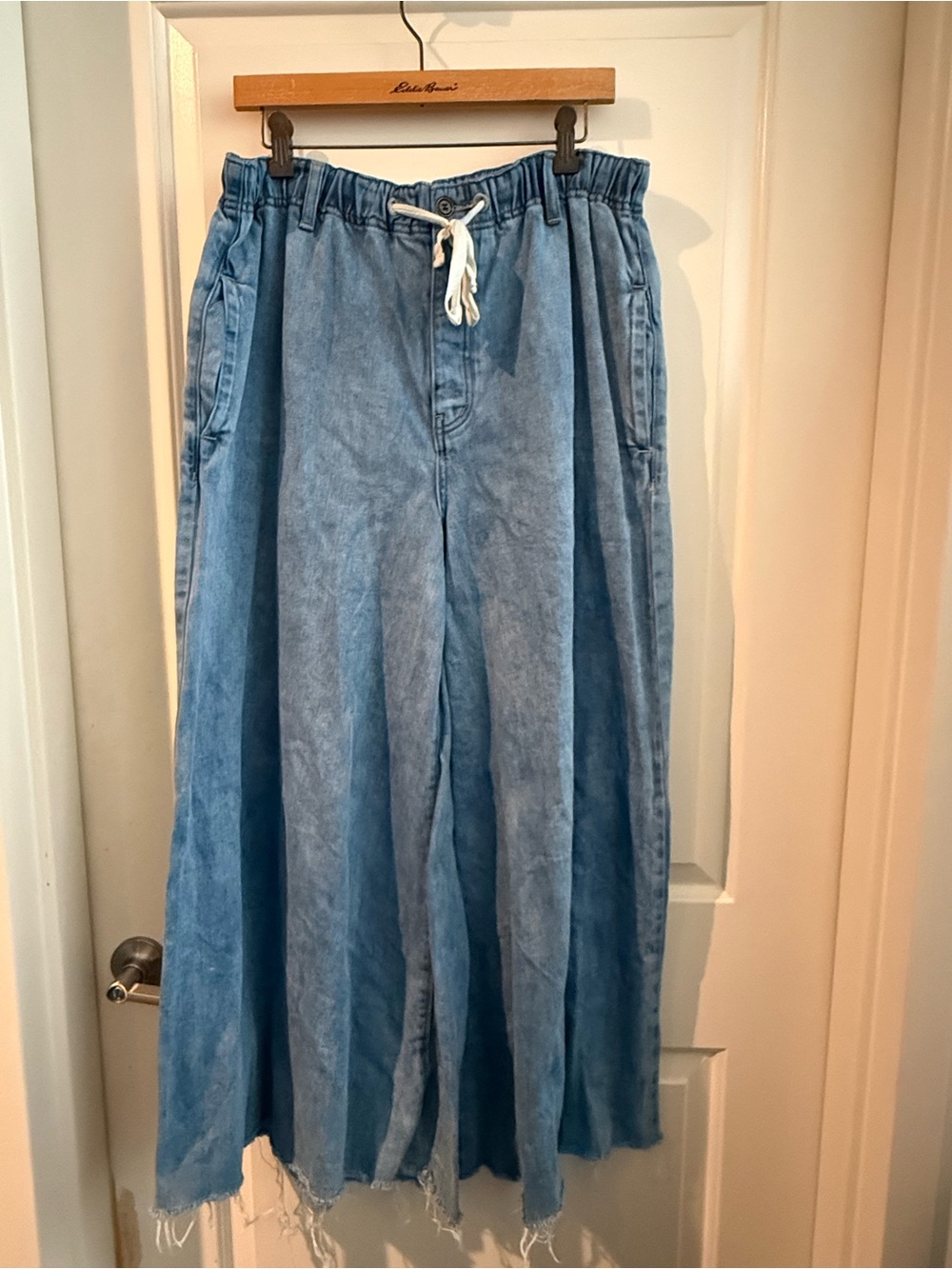 We The Free Clover - Light Blue Wide Leg Flare Jeans